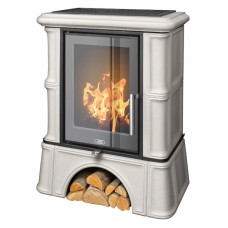 Kachlová kamna ABX Bavaria exklusive kachlový sokl, Ahornweiss